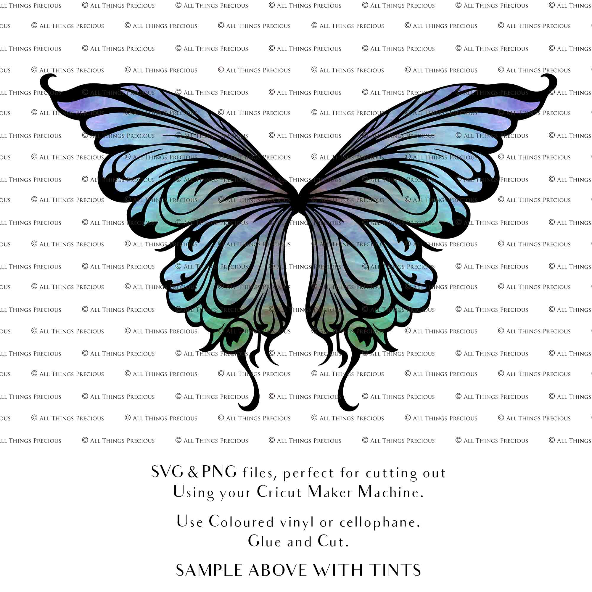 SVG & PNG Fairy Wing files for Cricut or Silhouette Cameo Cutting Machine. To create wearable fairy wings, in adult or children sizes.  Use this clipart design for Halloween Costumes, Fantasy or Cosplay or photography. Or use as ephemera in weddings, engagements or baby shower invitations. These are Individual wing parts, for you to cut and assemble. This is a digital product.